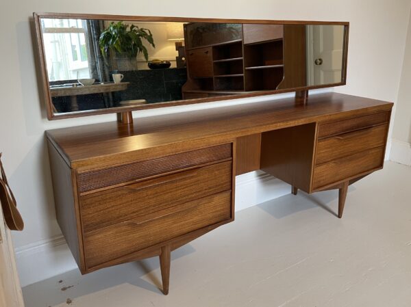 Long Mid Century Teak Dressing Table - Image 4