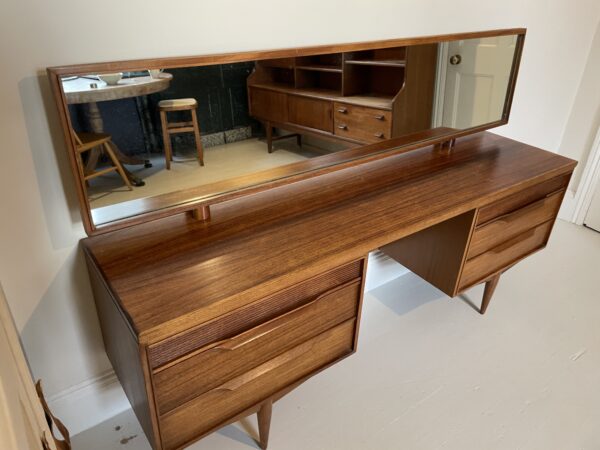 Long Mid Century Teak Dressing Table - Image 6