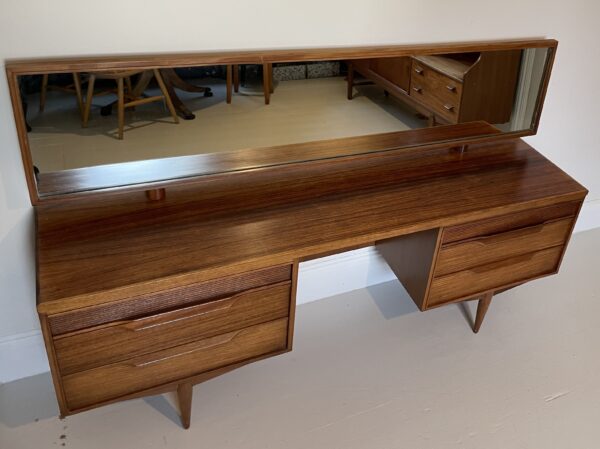 Long Mid Century Teak Dressing Table - Image 10