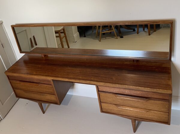 Long Mid Century Teak Dressing Table - Image 11