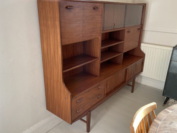 Large Mid Century (Circa 1970's) Danish Style Teak High Sideboard - Image 10