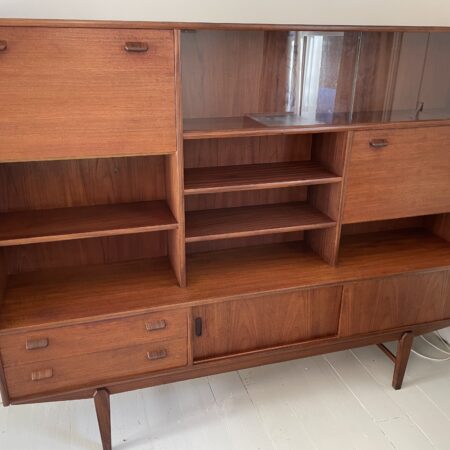 Large Mid Century (Circa 1970's) Danish Style Teak High Sideboard