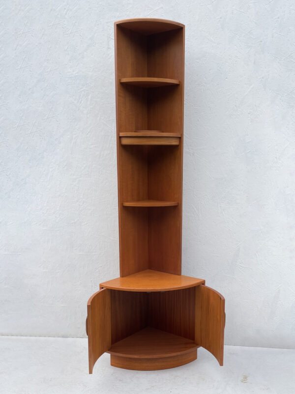 Mid Century Teak Corner Cabinet And Shelving Unit. Modular G Plan Fresco - Image 2