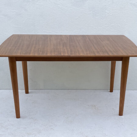 Mid Century Teak And Walnut Extendable Dining Table By Gordon Russell