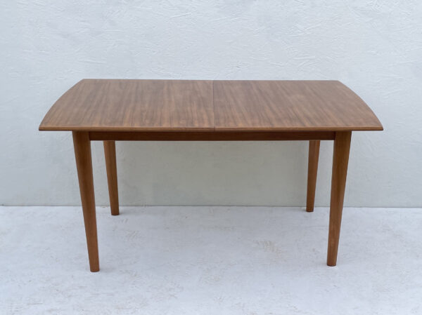 Mid Century Teak And Walnut Extendable Dining Table By Gordon Russell
