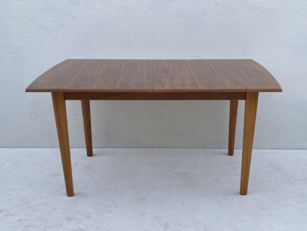 Mid Century Teak And Walnut Extendable Dining Table By Gordon Russell - Image 7