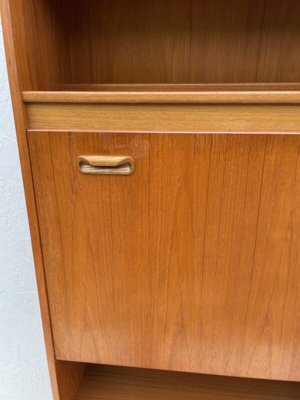 Mid Century Teak Cocktail Wall Cabinet, Modular G Plan Fresco - Image 11