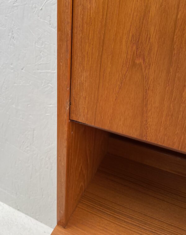 Mid Century Teak Cocktail Wall Cabinet, Modular G Plan Fresco - Image 8