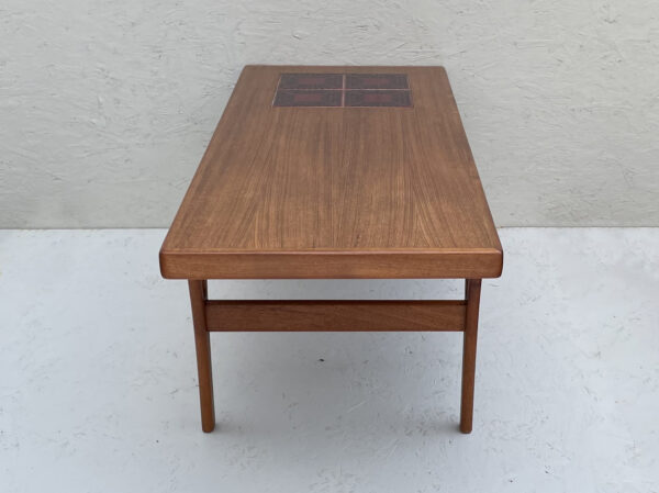 Large Danish Teak And Tile Mid Century Coffee Table By Trioh - Image 7