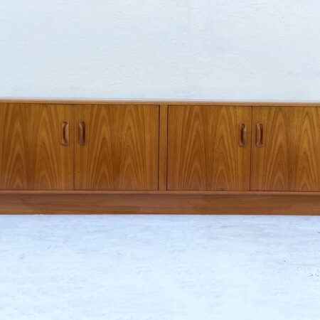 Mid Century Plinth Based Teak Sideboard