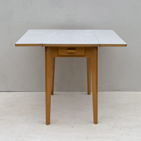 Mid Century, Drop Leaf, Formica Dining Table
