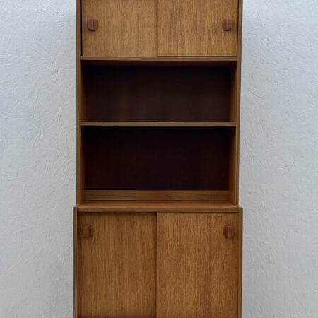 Mid Century, Modular, Teak, Wall Cabinet