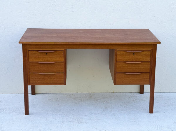 Mid Century Danish, Teak Desk By Bent Silberg - Image 2