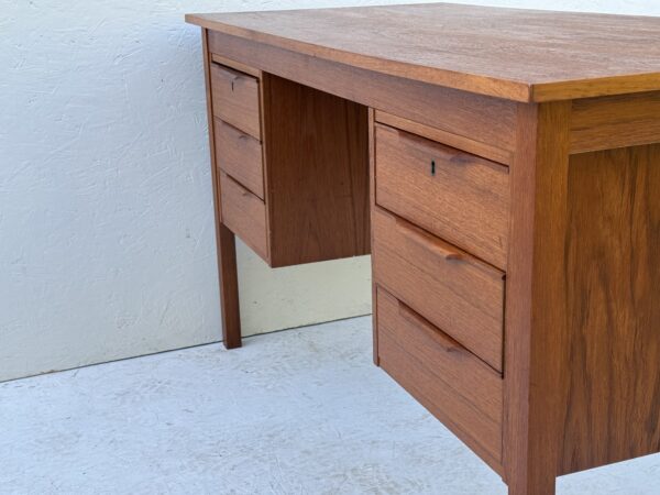 Mid Century Danish, Teak Desk By Bent Silberg - Image 7