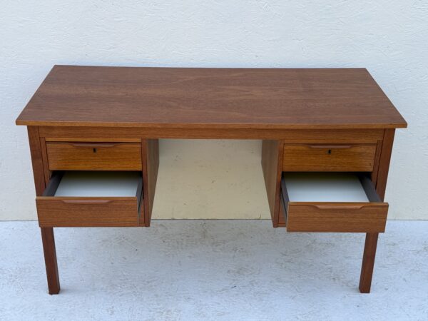 Mid Century Danish, Teak Desk By Bent Silberg - Image 5