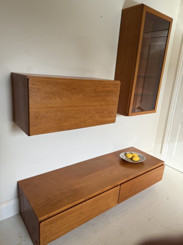 Modular Mid Century Teak Wall Units And Cabinet - Image 4