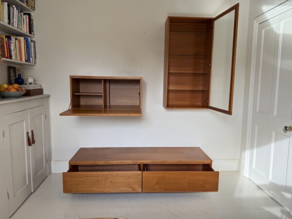 Modular Mid Century Teak Wall Units And Cabinet - Image 6