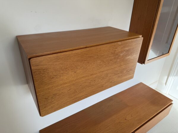Modular Mid Century Teak Wall Units And Cabinet - Image 3