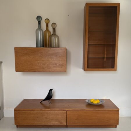 Modular Mid Century Teak Wall Units And Cabinet