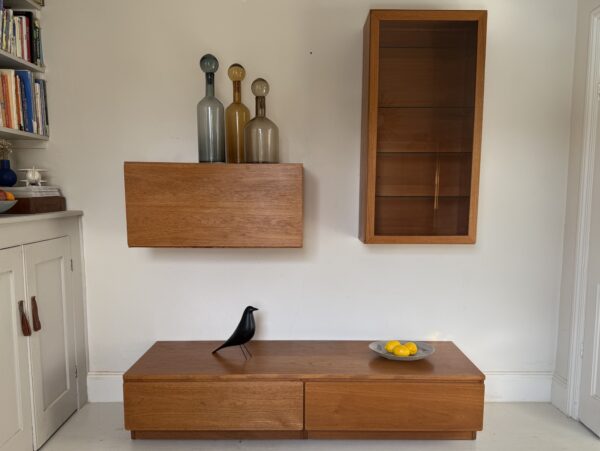 Modular Mid Century Teak Wall Units And Cabinet