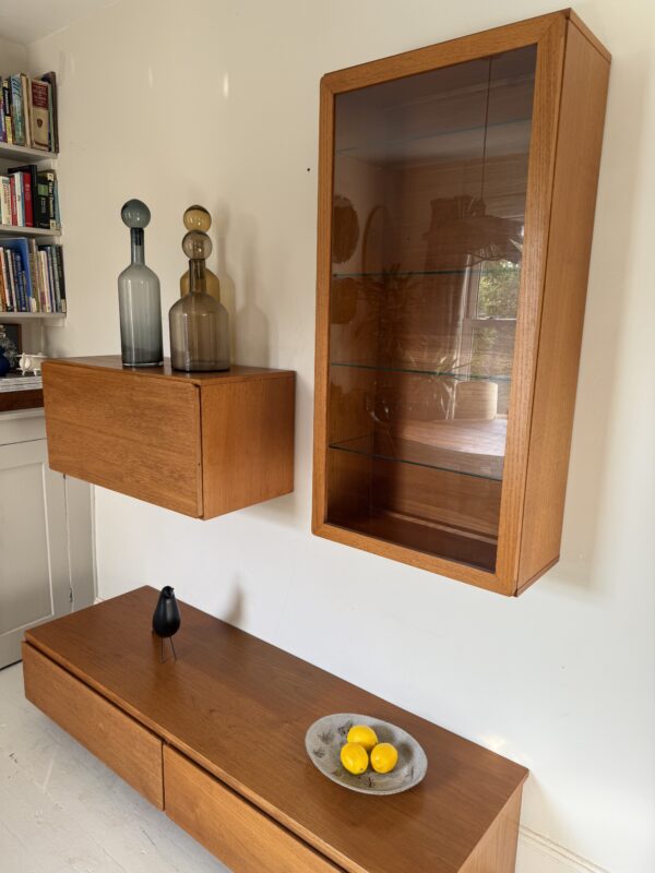 Modular Mid Century Teak Wall Units And Cabinet - Image 2