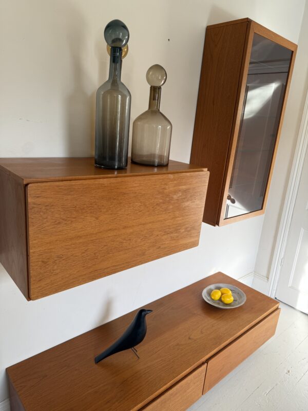 Modular Mid Century Teak Wall Units And Cabinet - Image 13