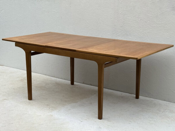 Mid Century Teak Extendable Dining Table - Image 9