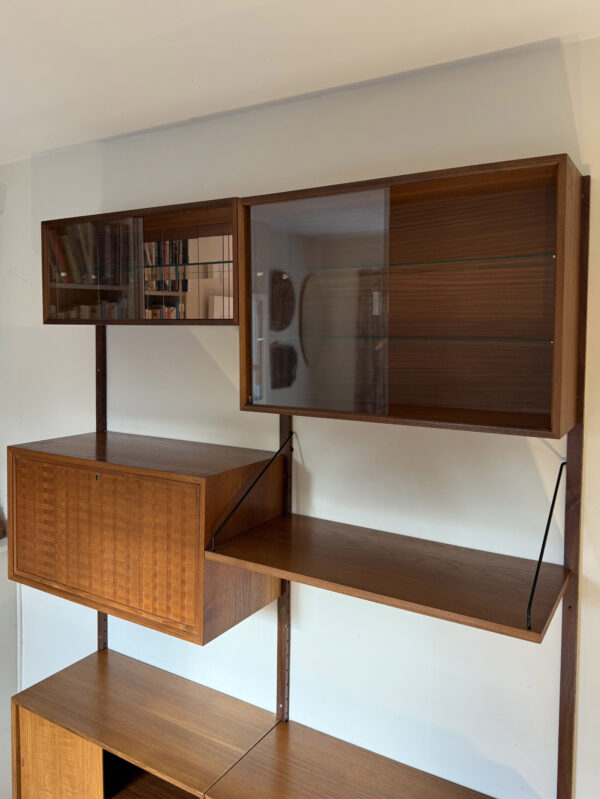 Two Bay Mid Century Danish Wall System By Poul Cadovius - Image 6