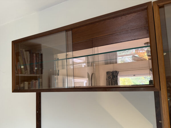 Two Bay Mid Century Danish Wall System By Poul Cadovius - Image 11