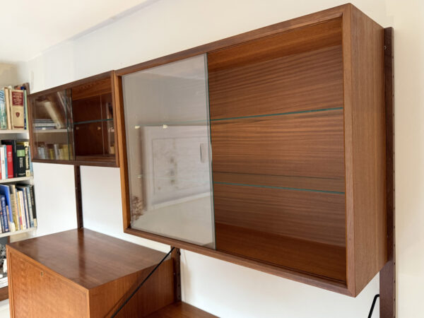 Two Bay Mid Century Danish Wall System By Poul Cadovius - Image 10