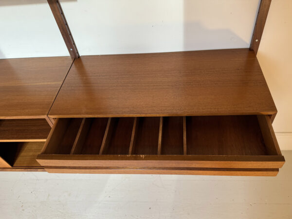 Two Bay Mid Century Danish Wall System By Poul Cadovius - Image 15