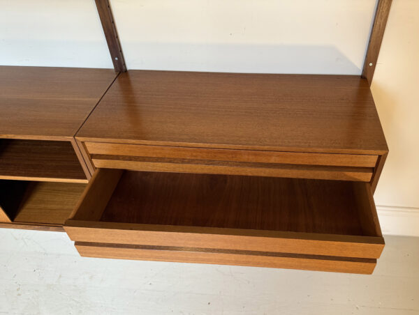 Two Bay Mid Century Danish Wall System By Poul Cadovius - Image 16