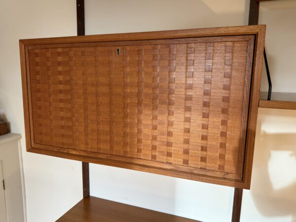 Two Bay Mid Century Danish Wall System By Poul Cadovius - Image 19