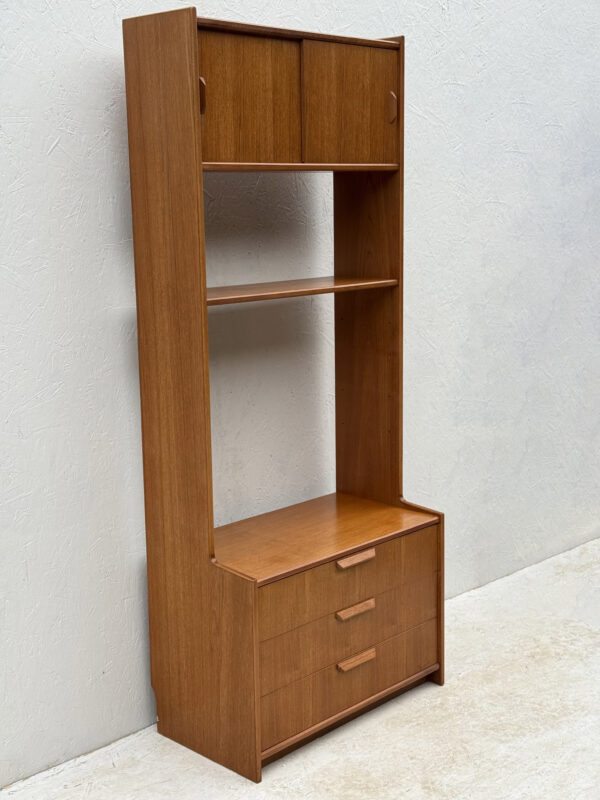 Mid Century, Teak, Free Standing Wall Unit - Image 6