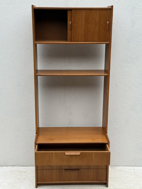 Mid Century, Teak, Free Standing Wall Unit - Image 2