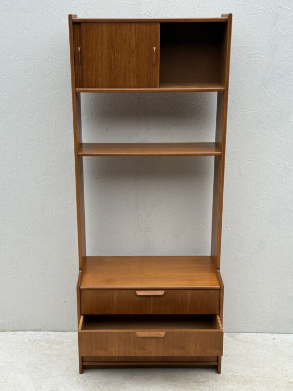 Mid Century, Teak, Free Standing Wall Unit - Image 3