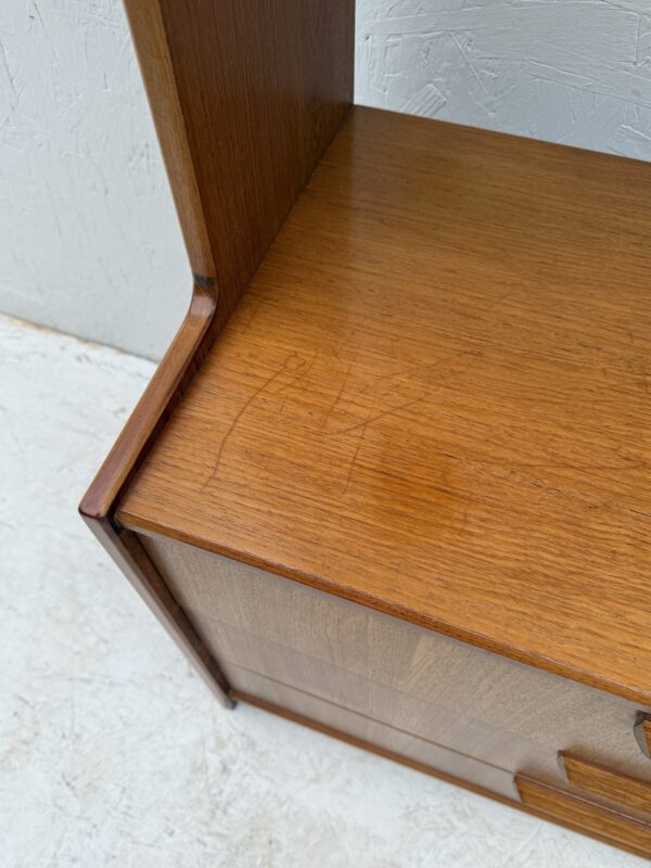 Mid Century, Teak, Free Standing Wall Unit - Image 12