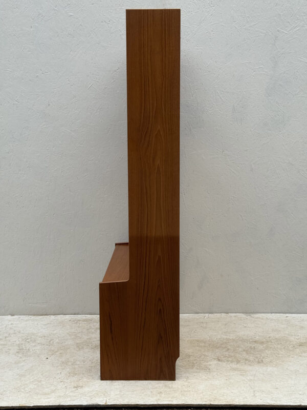 Mid Century, Freestanding Teak Drinks Cabinet With Open Back Shelving - Image 13