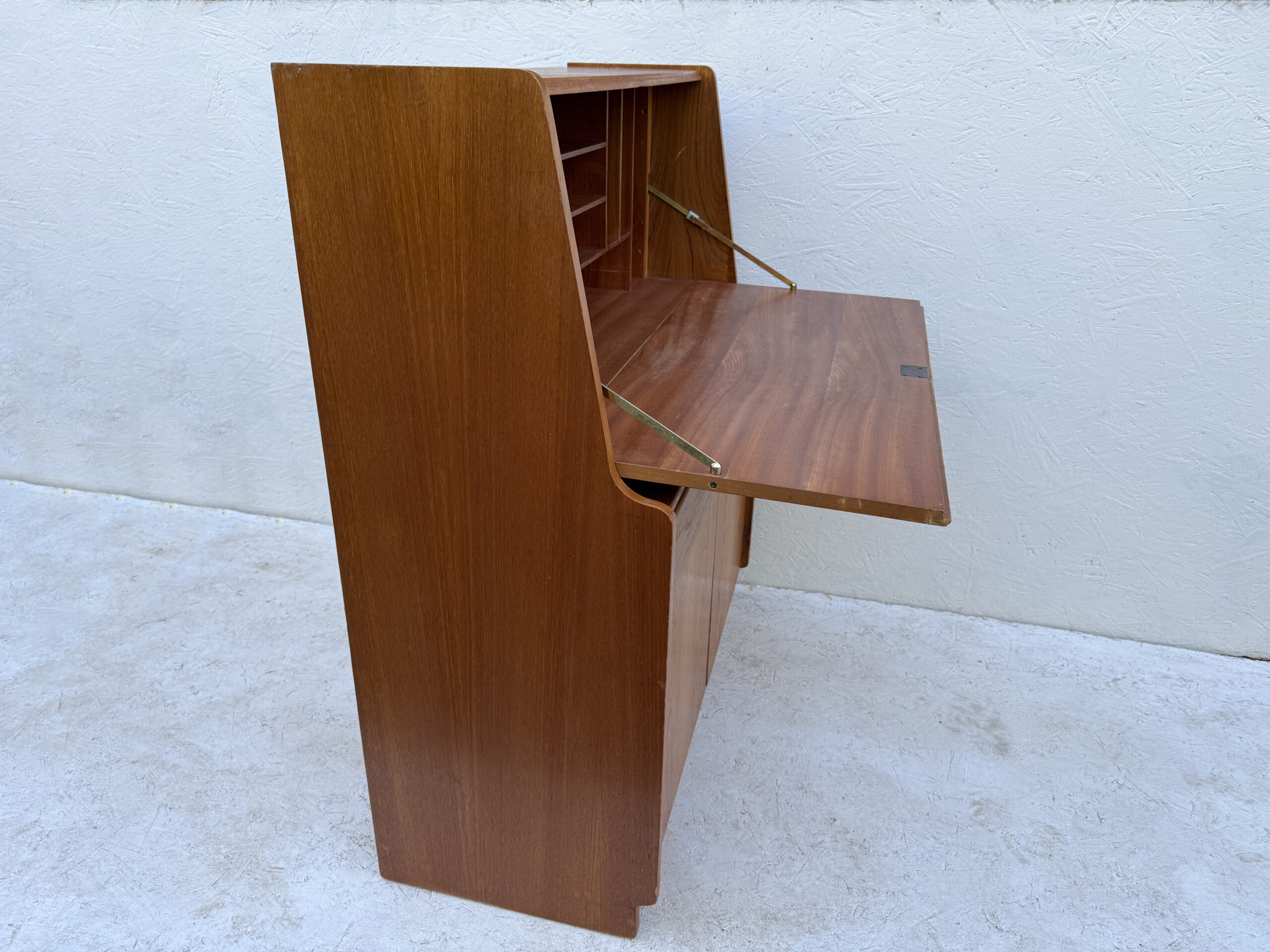 Mid Century Teak Bureau by Remploy - Image 9