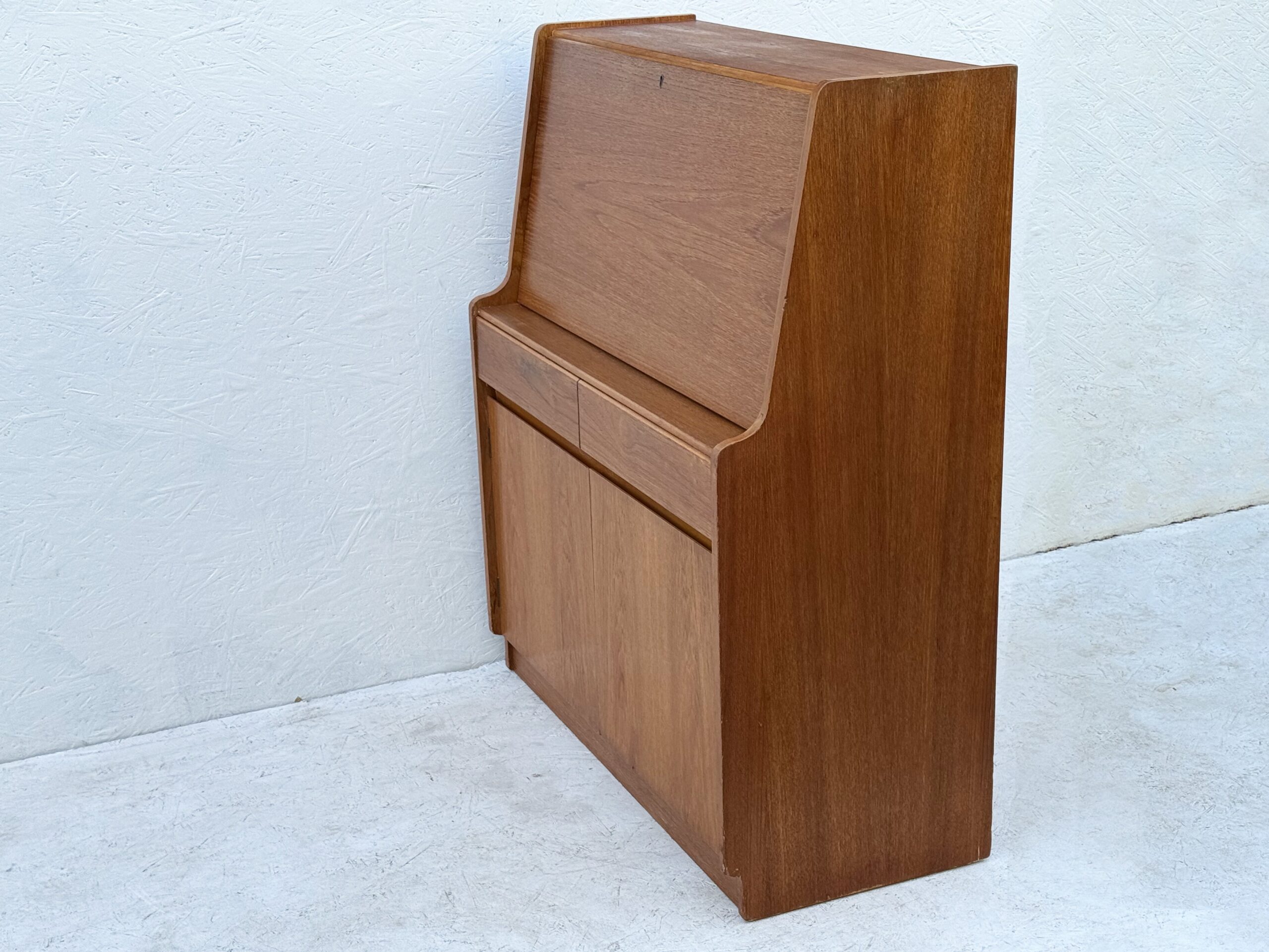 Mid Century Teak Bureau by Remploy - Image 13