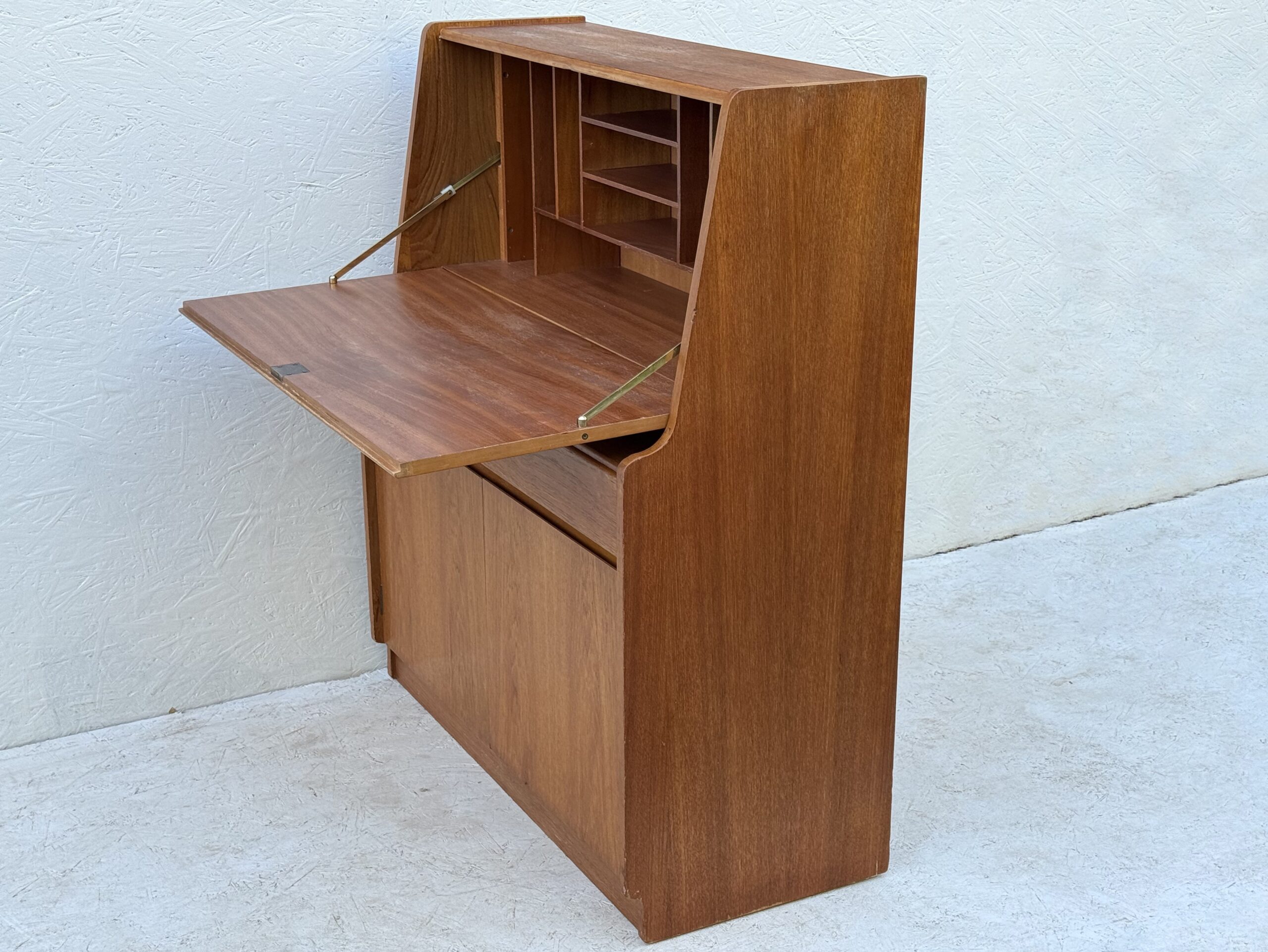 Mid Century Teak Bureau by Remploy - Image 6