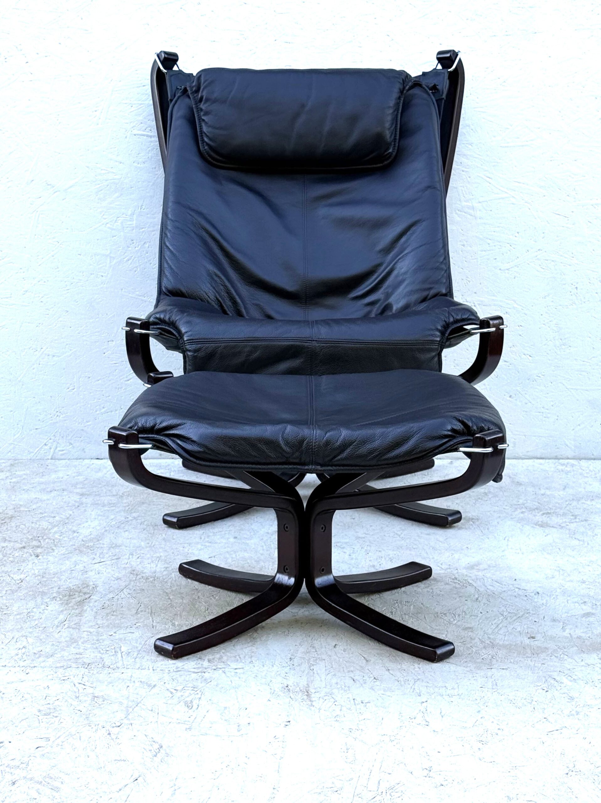 Falcon Chair And Footstool By Sigurd Ressel - Image 4