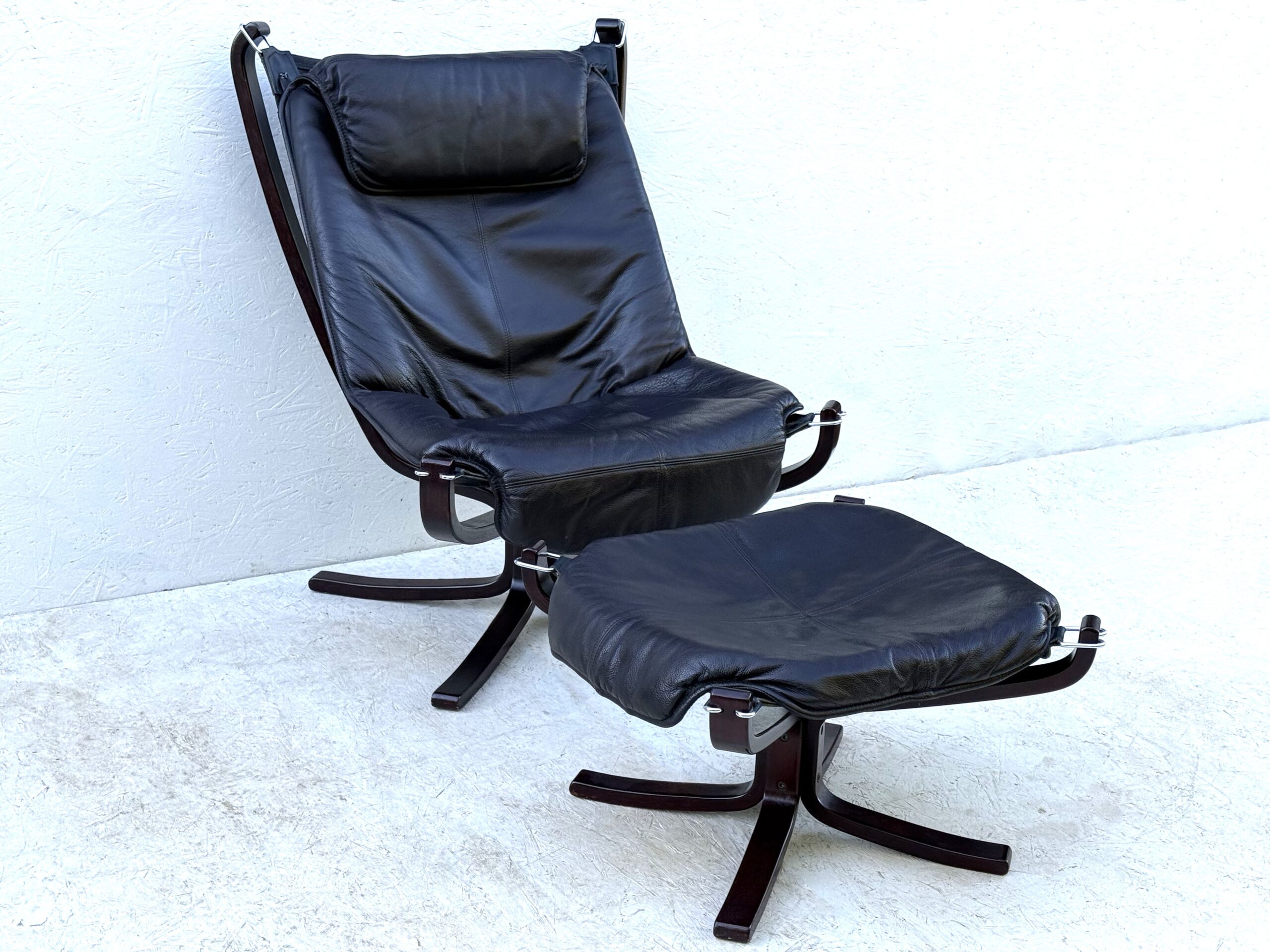 Falcon Chair And Footstool By Sigurd Ressel - Image 2