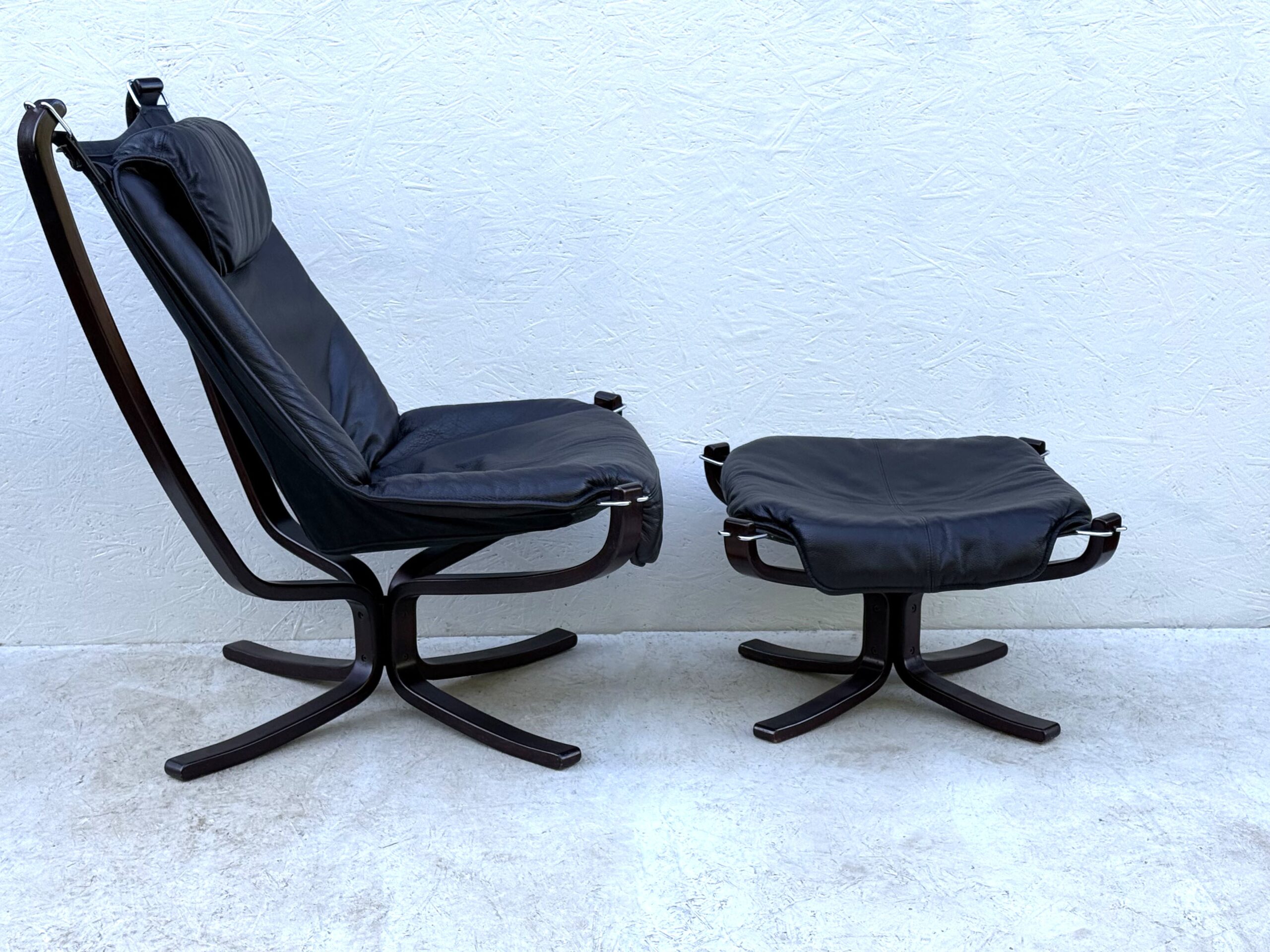 Falcon Chair And Footstool By Sigurd Ressel - Image 5
