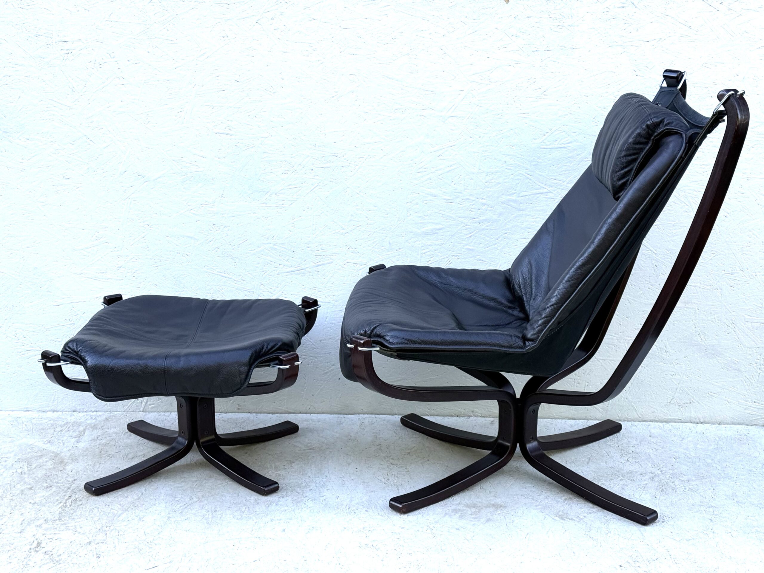 Falcon Chair And Footstool By Sigurd Ressel - Image 8