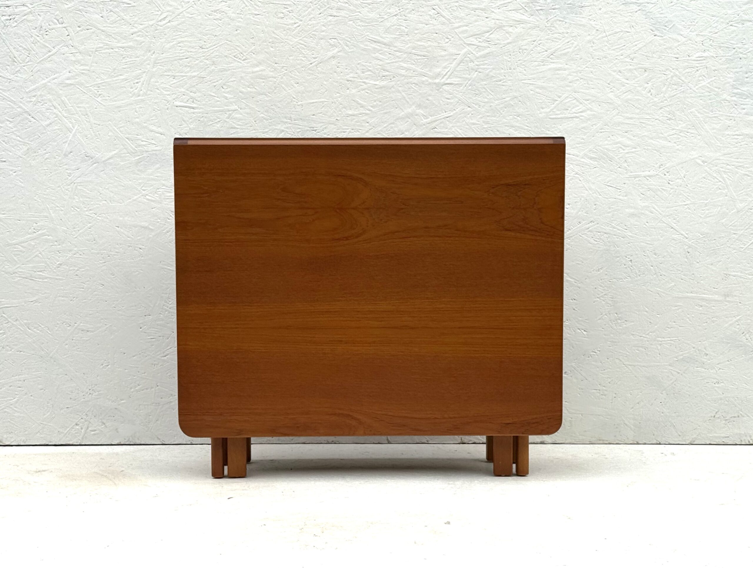 Mid Century Teak Drop Leaf Dining Table - Image 2