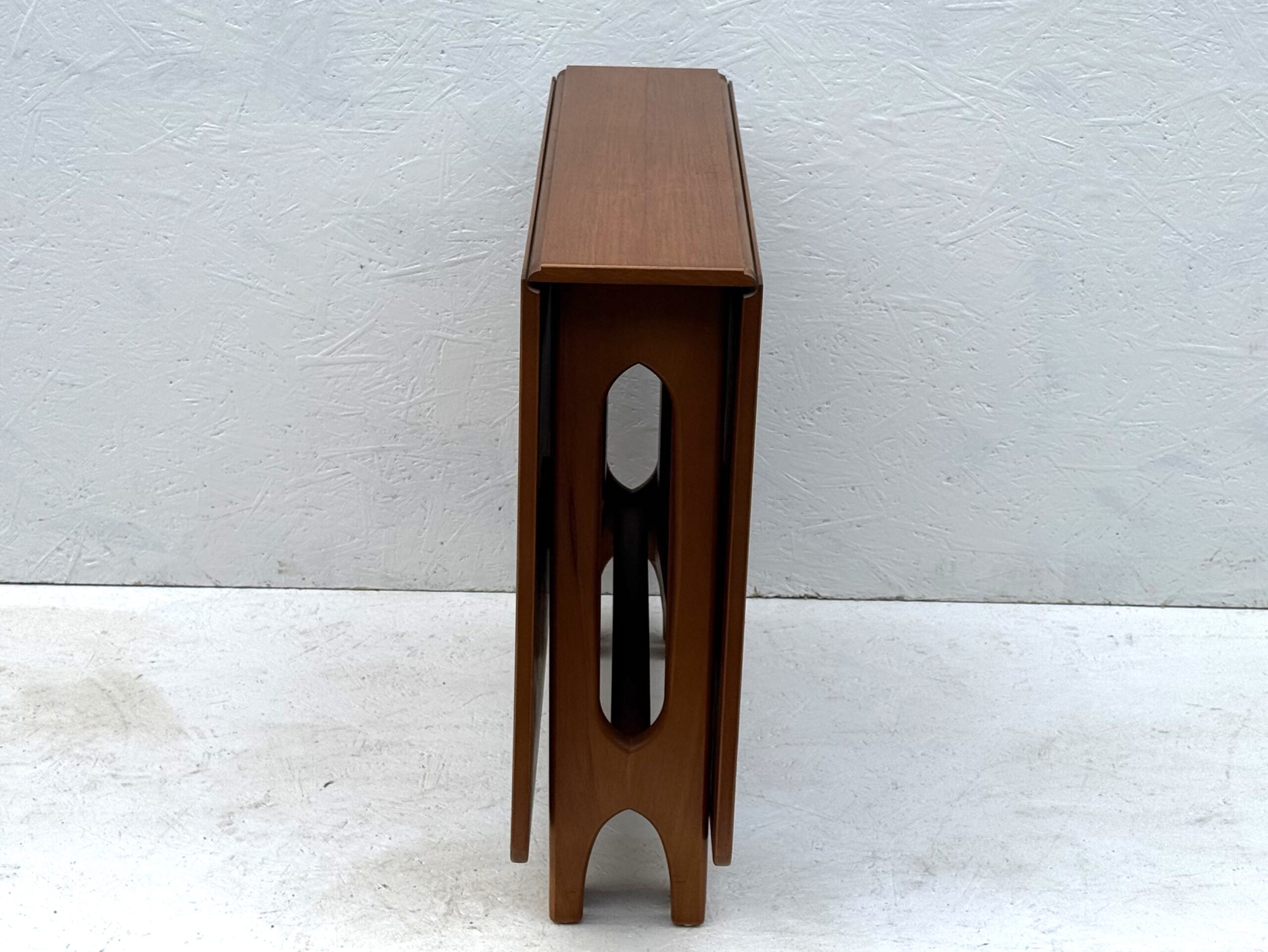 Mid Century Teak Drop Leaf Dining Table - Image 5