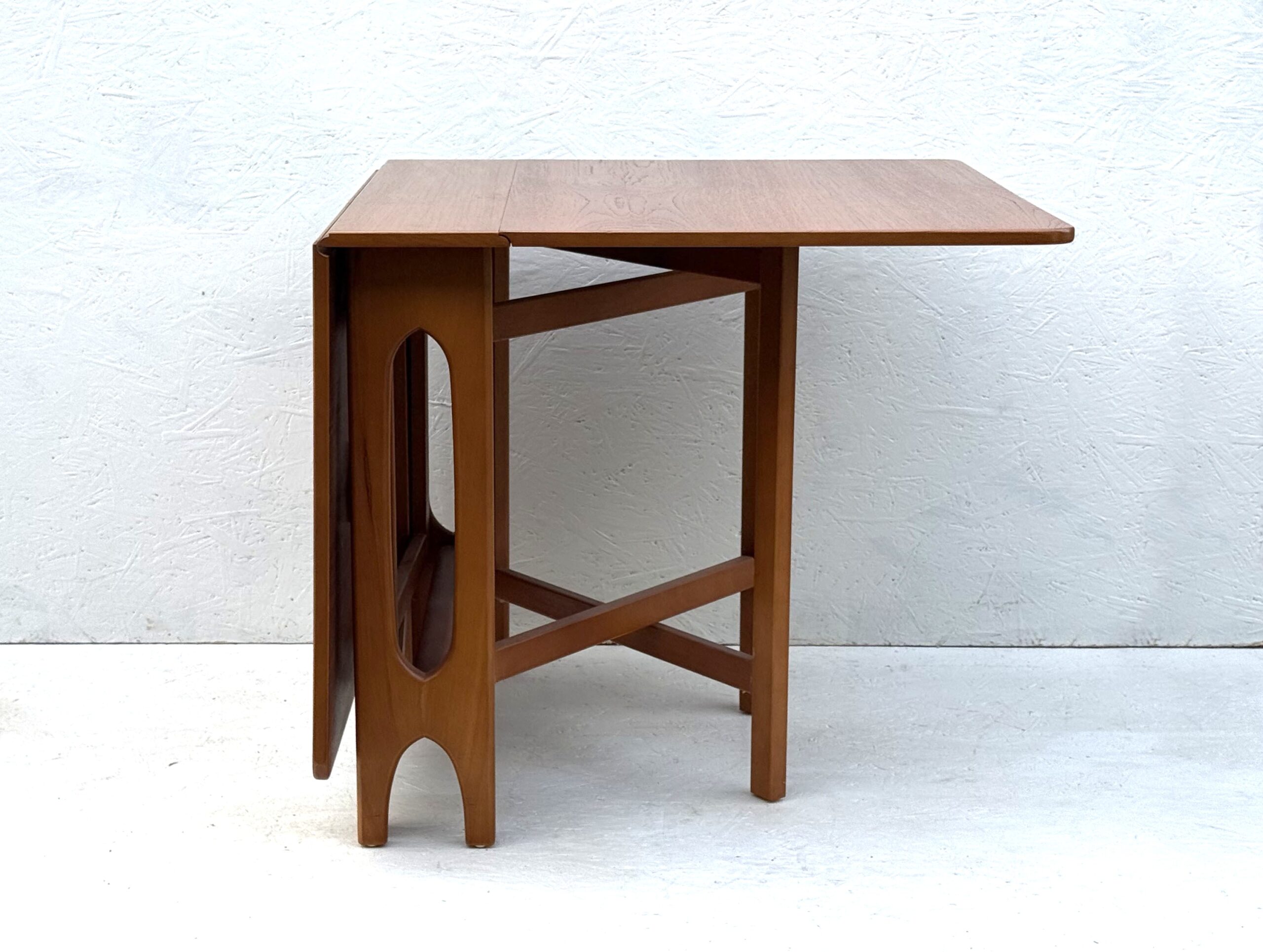 Mid Century Teak Drop Leaf Dining Table - Image 6