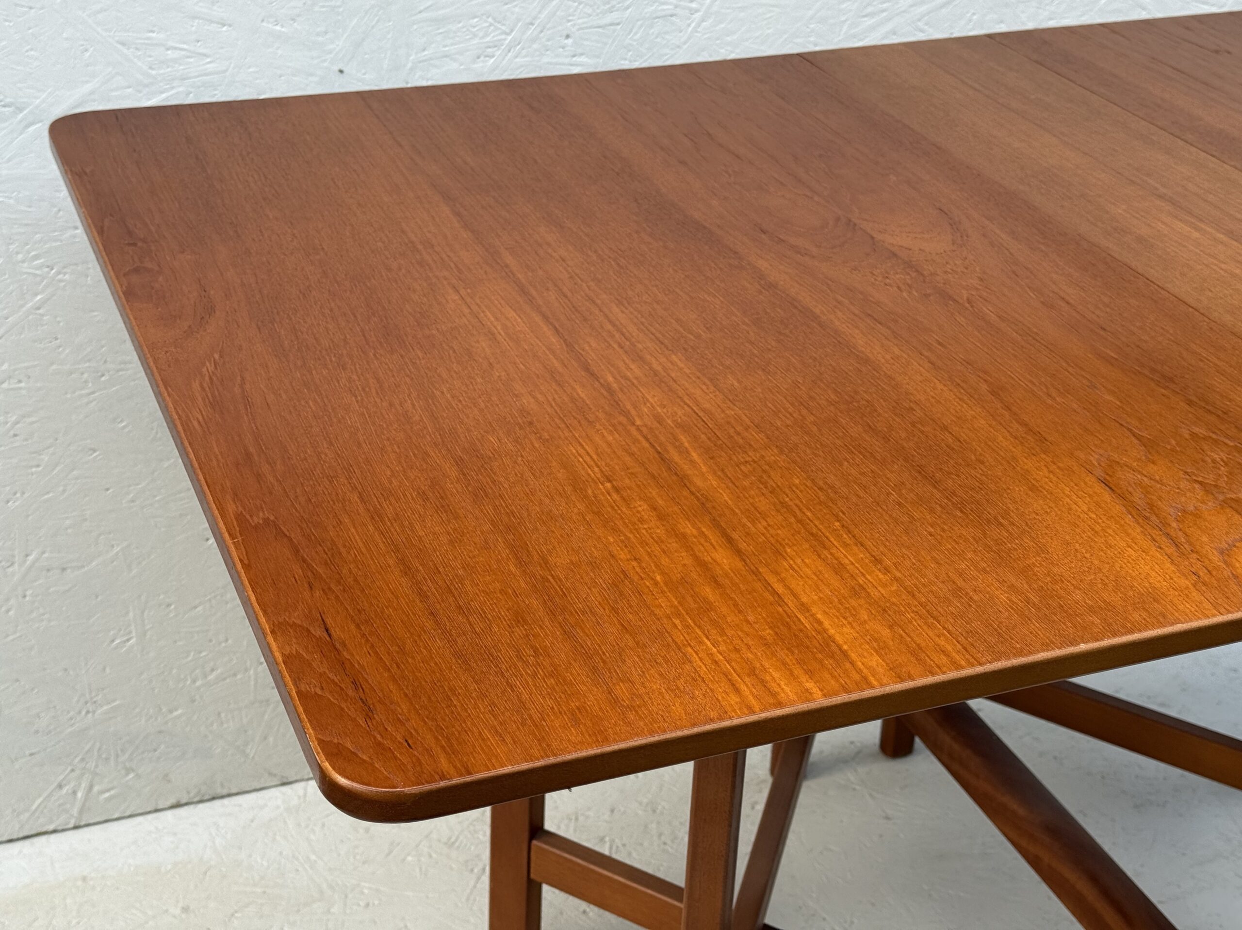 Mid Century Teak Drop Leaf Dining Table - Image 9